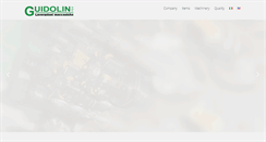 Desktop Screenshot of guidolinsrl.it